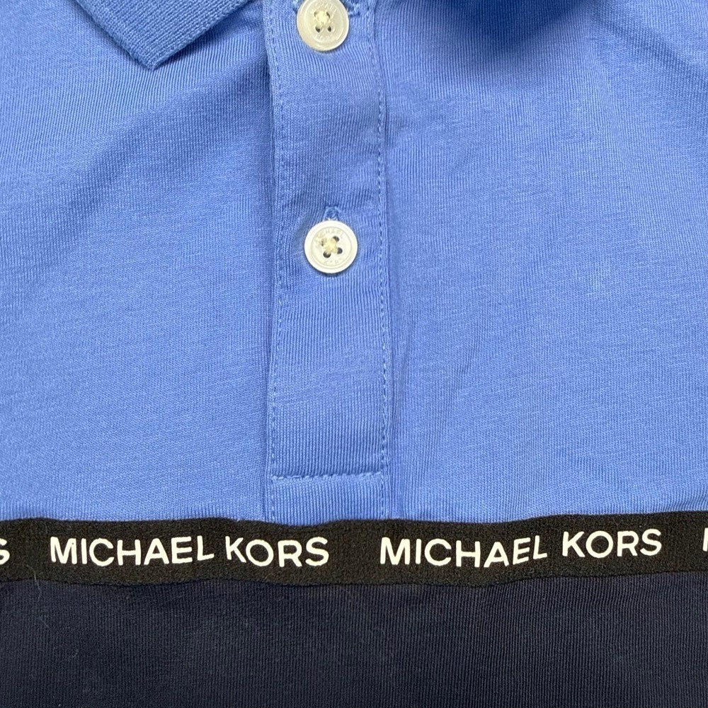 Michael Kors Luxury Polo Mens Dress shirt Casual Golf Collard T-Shirt XL - Picture 4 of 7